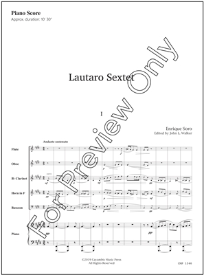 Lautaro Sextet, by Enrique Soro