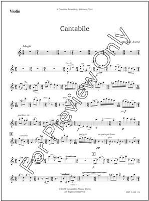 Cantabile, by Miguel Astor
