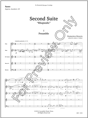 Second Suite, by Domenico Brescia
