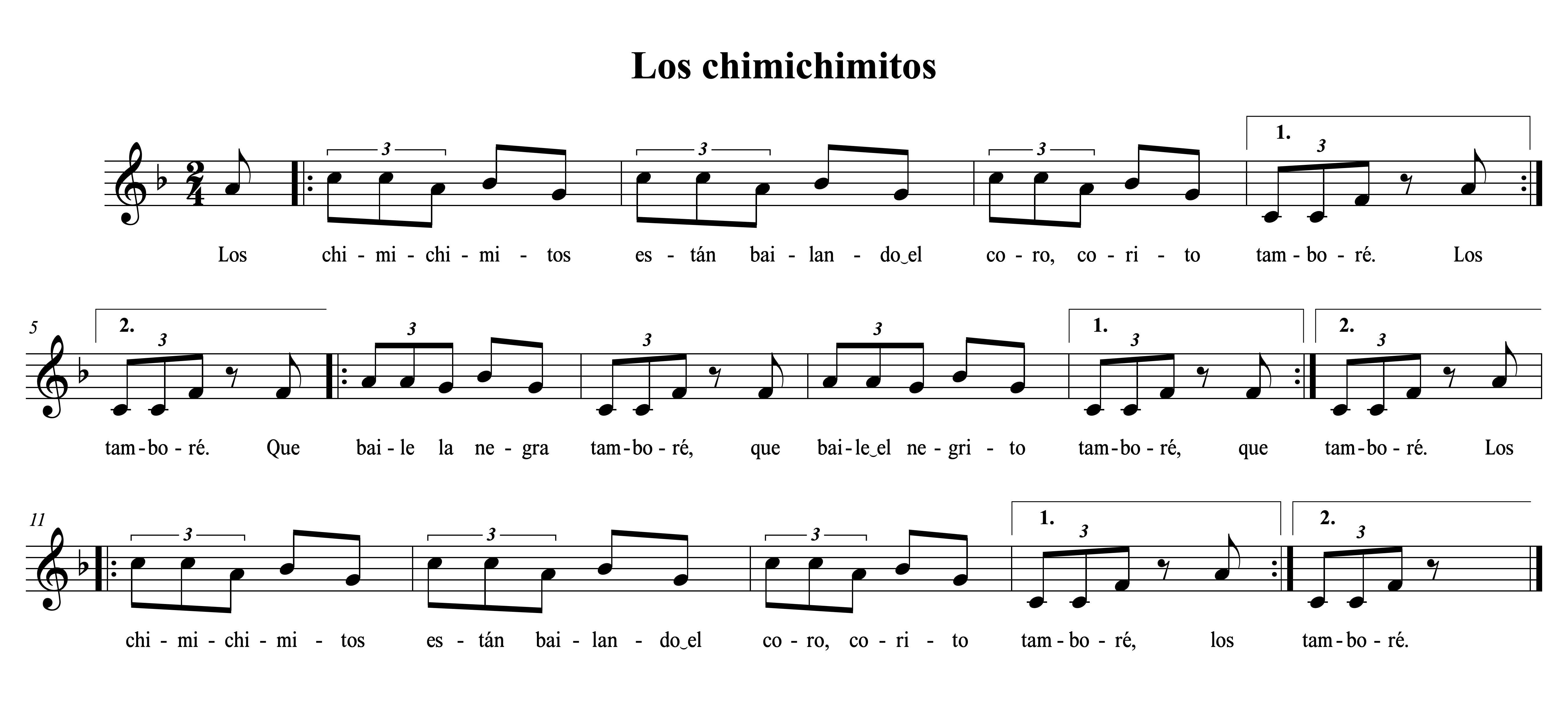 Los chimichimitos
