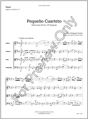 Pequeno Cuarteto, by Andres Delgado