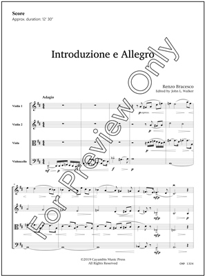 Introduzione e Allegro, by Renzo Bracesco