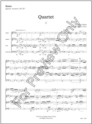 Quartet, by Enrique Soro