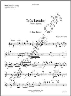 Tres Lendas, by Edson Beltrami