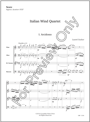 Italian Wind Quartet, by Laurel Zucker