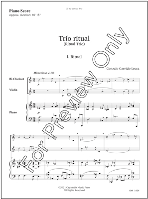 Trio ritual, by Gonzalo Garrido-Lecca
